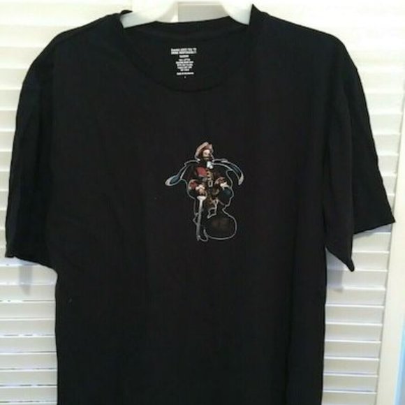 CAPTAIN MORGAN RUM DIAGEO BLACK T SHIRT LARGE